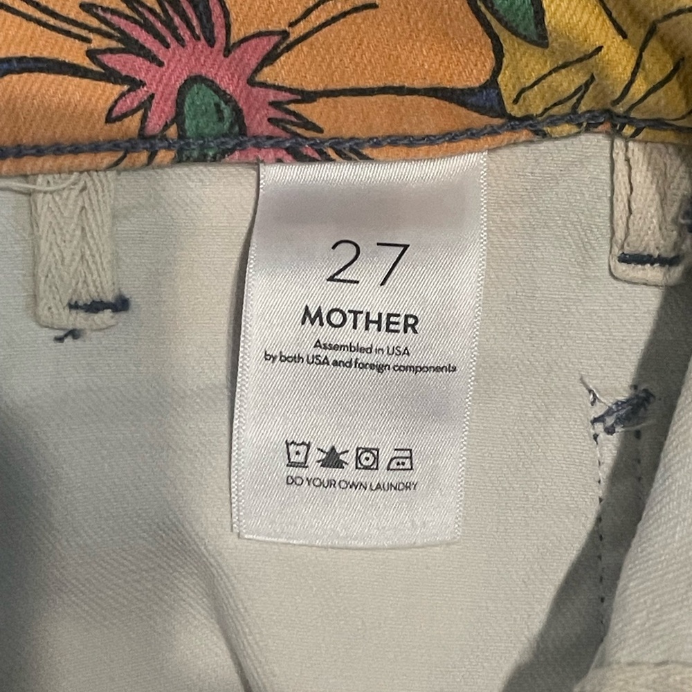 MOTHER The Hustler Printed Patch Pocket Jeans
Floral Print Fresh Blooms Jeans 27 - Picture 5 of 14
